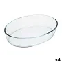 Ofenschüssel Pyrex Classic Vidrio Durchsichtig Glas Oval 40 x 28 x 7 cm (4 Stück) von Pyrex, Brat- & Schmorpfannen - Ref: S27...