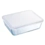 Boîte à repas rectangulaire avec couvercle Pyrex Cook & Freeze 19 x 14 x 5 cm 800 ml Transparent Silicone verre (6 Unités) de...