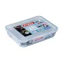 Fiambrera Rectangular con Tapa Pyrex Cook & Freeze 22,5 x 17,5 x 6,5 cm 1,5 L Transparente Silicona Vidrio (6 Unidades) de Py...