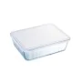 Boîte à repas rectangulaire avec couvercle Pyrex Cook & Freeze 25 x 20 cm Transparent Silicone verre 2,6 L (6 Unités) de Pyre...