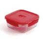 Boîte à lunch hermétique Luminarc Pure Box Rouge 1,22 L verre (6 Unités) de Luminarc, Stockage des aliments - Réf : S2706851,...