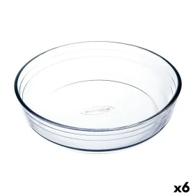 Moule à gâteaux Ô Cuisine Ocuisine Vidrio Transparent verre Rond 23 x 23 x 6 cm 6 Unités de Ô Cuisine, Moules pour quiche et ...