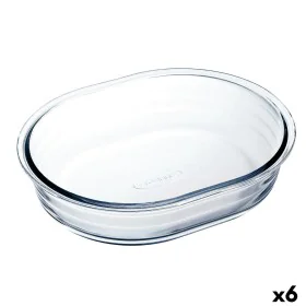 Stampo per Torte Ô Cuisine Ocuisine Vidrio Trasparente Vetro Ovale 19 x 14 x 4 cm 6 Unità di Ô Cuisine, Stampi per quiche e t...