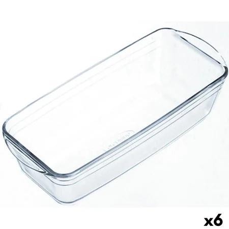 Oven Mould Ô Cuisine Rectangular 29 x 12 x 8 cm Transparent (6 Units) by Ô Cuisine, Bread & Loaf Tins - Ref: S2706881, Price:...