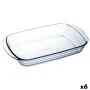 Plat de Four Ô Cuisine Ocuisine Vidrio Transparent verre Rectangulaire 35 x 22 x 6 cm (6 Unités) de Ô Cuisine, Plats à rôtir ...