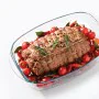 Travessa para o Forno Ô Cuisine Ocuisine Vidrio Transparente Vidro Retangular 35 x 22 x 6 cm (6 Unidades) de Ô Cuisine, Tabul...