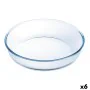 Moule à gâteaux Ô Cuisine Ocuisine Vidrio Transparent verre Rond 26 x 26 x 6 cm 6 Unités de Ô Cuisine, Moules pour quiche et ...