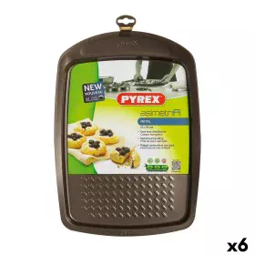 Molde para Horno Pyrex Asimetria Rectangular Negro Metal 33 x 25 cm (6 Unidades) de Pyrex, Moldes para tartas y bizcochos - R...