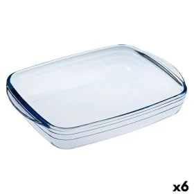 Moule rectangulaire Ô Cuisine Ocuisine Vidrio Transparent verre 28 x 20 x 5 cm Rectangulaire (6 Unités) de Ô Cuisine, Moules ...