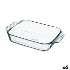 Pirofila da Forno Pyrex Irresistible Trasparente Vetro Rettangolare 27,5 x 16,9 x 6 cm (6 Unità) di Pyrex, Rostiere - Rif: S2...