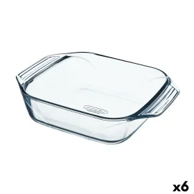 Kochschüssel Pyrex Irresistible karriert Durchsichtig Glas 6 Stück 29,2 x 22,7 x 6,8 cm von Pyrex, Teller und Schüsseln - Ref...