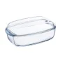 Fuente de Cocina Pyrex Classic Con Tapa 4,5 L 38 x 22 x 11 cm Transparente Vidrio (3 Unidades) de Pyrex, Platos y fuentes - R...