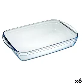 Kochschüssel Pyrex Classic 4,6 L 40,3 x 26,3 x 7,3 cm Durchsichtig Glas (6 Stück) von Pyrex, Teller und Schüsseln - Ref: S270...