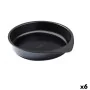 Molde para Tartas Pyrex Magic Negro Metal Redondo 20 cm 6 Unidades de Pyrex, Moldes para quiche y tarta - Ref: S2707009, Prec...