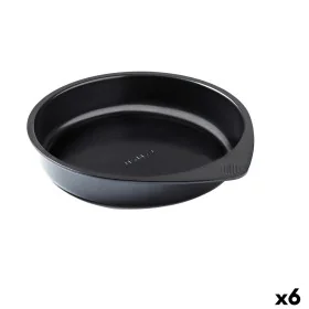 Cake Mould Pyrex Magic Black Metal Circular 20 cm 6 Units by Pyrex, Quiche and cake moulds - Ref: S2707009, Price: 37,51 €, D...