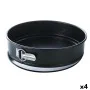 Molde Desmontable Pyrex Magic Redondo Negro 20 cm Metal 4 Unidades de Pyrex, Moldes para tartas y bizcochos - Ref: S2707017, ...