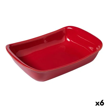 Fuente para Horno Pyrex Supreme Rojo Cerámica Rectangular 30,2 x 20 x 7,4 cm (6 Unidades) de Pyrex, Bandejas para horno - Ref...