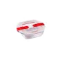 Porta pranzo Ermetico Pyrex Cook & Heat 15 x 12 x 4 cm 350 ml Trasparente Vetro (6 Unità) di Pyrex, Conservazione di alimenti...