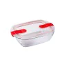 Lunchbox hermetisch Pyrex Cook&heat 1,1 L 24 x 15,5 x 7 cm Durchsichtig Glas (5 Stück) von Pyrex, Lagerung von Lebensmitteln ...