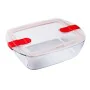 Lunchbox hermetisch Pyrex Cook & Heat 2,5 L Durchsichtig Glas (4 Stück) von Pyrex, Lagerung von Lebensmitteln - Ref: S2707060...