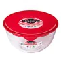 Fiambrera Redonda con Tapa Ô Cuisine Prep&store Ocu Rojo 2 L 22 x 22 x 11 cm Vidrio (3 Unidades) de Ô Cuisine, Almacenamiento...