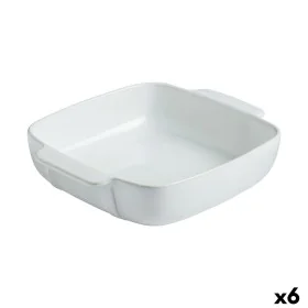 Oven Dish Pyrex Signature White Ceramic Squared 29 x 24 x 7 cm (6 Units) by Pyrex, Roasting Pans - Ref: S2707090, Price: 96,0...