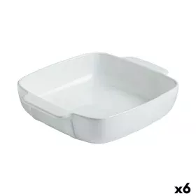 Oven Dish Pyrex Signature White Ceramic Squared 29 x 24 x 7 cm (6 Units) by Pyrex, Roasting Pans - Ref: S2707090, Price: 101,...