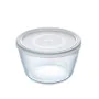 Fiambrera Redonda con Tapa Pyrex Cook & Freeze 1,1 L 15 x 15 x 10 cm Transparente Silicona Vidrio (4 Unidades) de Pyrex, Alma...