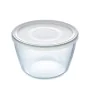 Lancheira Redonda com Tampa Pyrex Cook & Freeze 1,6 L 17 x 17 x 12 cm Transparente Silicone Vidro (4 Unidades) de Pyrex, Arma...