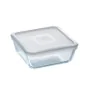 Viereckige Lunchbox mit Deckel Pyrex Cook&freeze 850 ml 14 x 14 cm Durchsichtig Glas Silikon (6 Stück) von Pyrex, Lagerung vo...