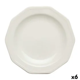 Assiette à dessert Churchill Artic Céramique Blanc Vaisselle (Ø 20,5 cm) (6 Unités) de Churchill, Plats et plateaux - Réf : S...