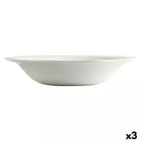 Salad Bowl Churchill Artic Ceramic White China crockery (Ø 27,5 cm) (3 Units) by Churchill, Bowls and large cups - Ref: S2707...