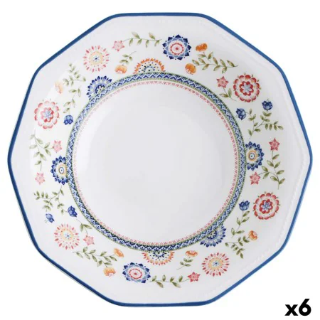 Assiette creuse Churchill Bengal Céramique Vaisselle (Ø 20,5 cm) (6 Unités) de Churchill, Plats et plateaux - Réf : S2707180,...