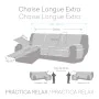 Capa para chaise longue de braço curto esquerdo Eysa MONTBLANC Bege 100 x 110 x 290 cm de Eysa, Sofás - Ref: D1605930, Preço:...