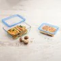 Porta pranzo Ermetico Pyrex Pure Glass Trasparente Vetro (800 ml) (6 Unità) di Pyrex, Conservazione di alimenti - Rif: S27072...