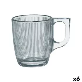 Taza Luminarc Stripy Transparente Vidrio 90 ml (6 Unidades) de Luminarc, Tazas - Ref: S2707382, Precio: 12,26 €, Descuento: %