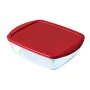 Lancheira Hermética Pyrex Cook & store Vermelho Vidro (400 ml) (6 Unidades) de Pyrex, Armazenamento de alimentos - Ref: S2707...