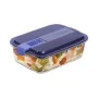 Boîte à lunch hermétique Luminarc Easy Box Bleu verre (6 Unités) (1,22 L) de Luminarc, Stockage des aliments - Réf : S2707450...