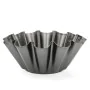 Molde para Pudim Quid Sweet Grey Preto Metal 23 x 9 cm (12 Unidades) de Quid, Formas para tartes e biscoitos - Ref: S2707545,...