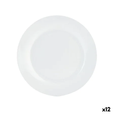 Plato Llano Quid Basic Cerámica Blanco (Ø 27 cm) (12 Unidades) de Quid, Platos y fuentes - Ref: S2707595, Precio: 37,07 €, De...