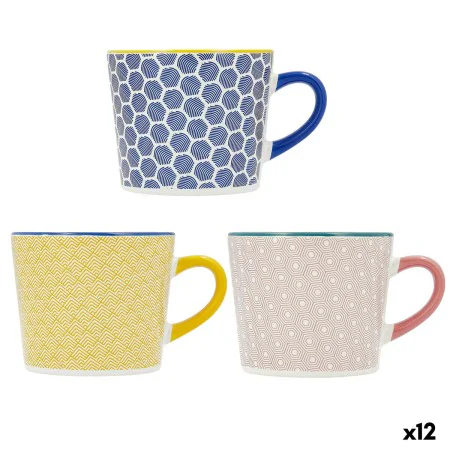 Taza Quid Pippa Multicolor Cerámica 350 ml (12 Unidades) de Quid, Tazas - Ref: S2707670, Precio: 35,45 €, Descuento: %