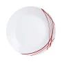 Flat plate Arcopal Domitille Rojo Bicoloured Glass 25 cm (12 Units) by Arcopal, Plates and dishes - Ref: S2707689, Price: 25,...