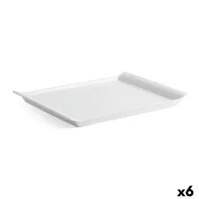 Serving Platter Quid Gastro Fresh Ceramic White (31 x 23 cm) (6 Units) by Quid, Plates and dishes - Ref: S2707695, Price: 32,...