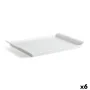 Fuente de Cocina Quid Gastro Fresh Rectangular Cerámica Blanco (36 x 25 cm) (6 Unidades) de Quid, Platos y fuentes - Ref: S27...