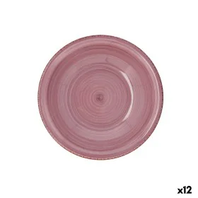 Assiette creuse Quid Vita Peoni Céramique Rose Ø 21,5 cm (12 Unités) de Quid, Plats et plateaux - Réf : S2707709, Prix : 35,4...