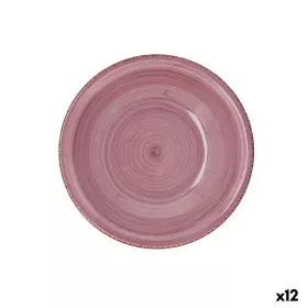 Plato Hondo Quid Vita Peoni Cerámica Rosa Ø 21,5 cm (12 Unidades) de Quid, Platos y fuentes - Ref: S2707709, Precio: 37,47 €,...