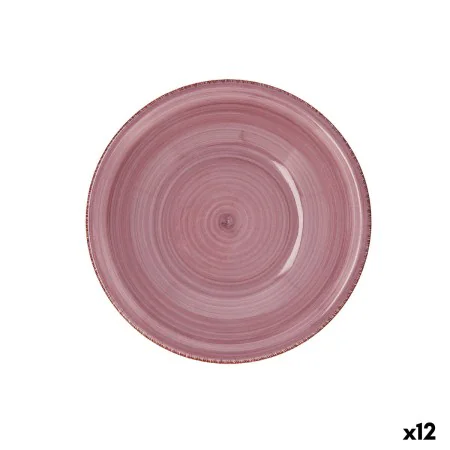 Deep Plate Quid Vita Peoni Ceramic Pink Ø 21,5 cm (12 Units) by Quid, Plates and dishes - Ref: S2707709, Price: 37,47 €, Disc...