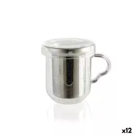 Taza con Filtro para Infusiones Quid Serenia Transparente Vidrio Acero Inoxidable 350 ml (12 Unidades) de Quid, Tazas - Ref: ...