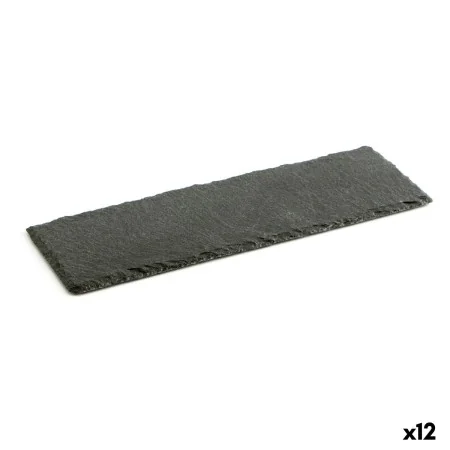 Schiefer-Effekt Keramikschale Quid Gastro Fun Schwarz (30 x 10 cm) (12 Stück) von Quid, Teller und Schüsseln - Ref: S2707866,...