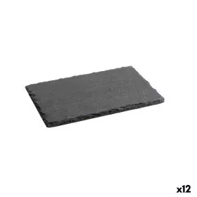 Vassoio di Ceramica Effetto Lavagna Quid Gastro Fun Nero (22 x 14 cm) (12 Unità) di Quid, Piatti e teglie - Rif: S2707871, Pr...